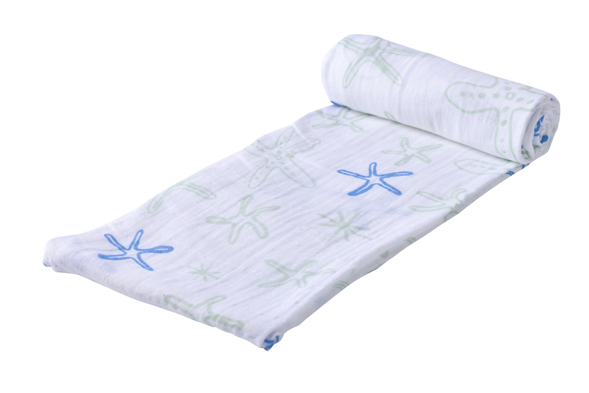 Starfish Cotton Muslin Swaddle