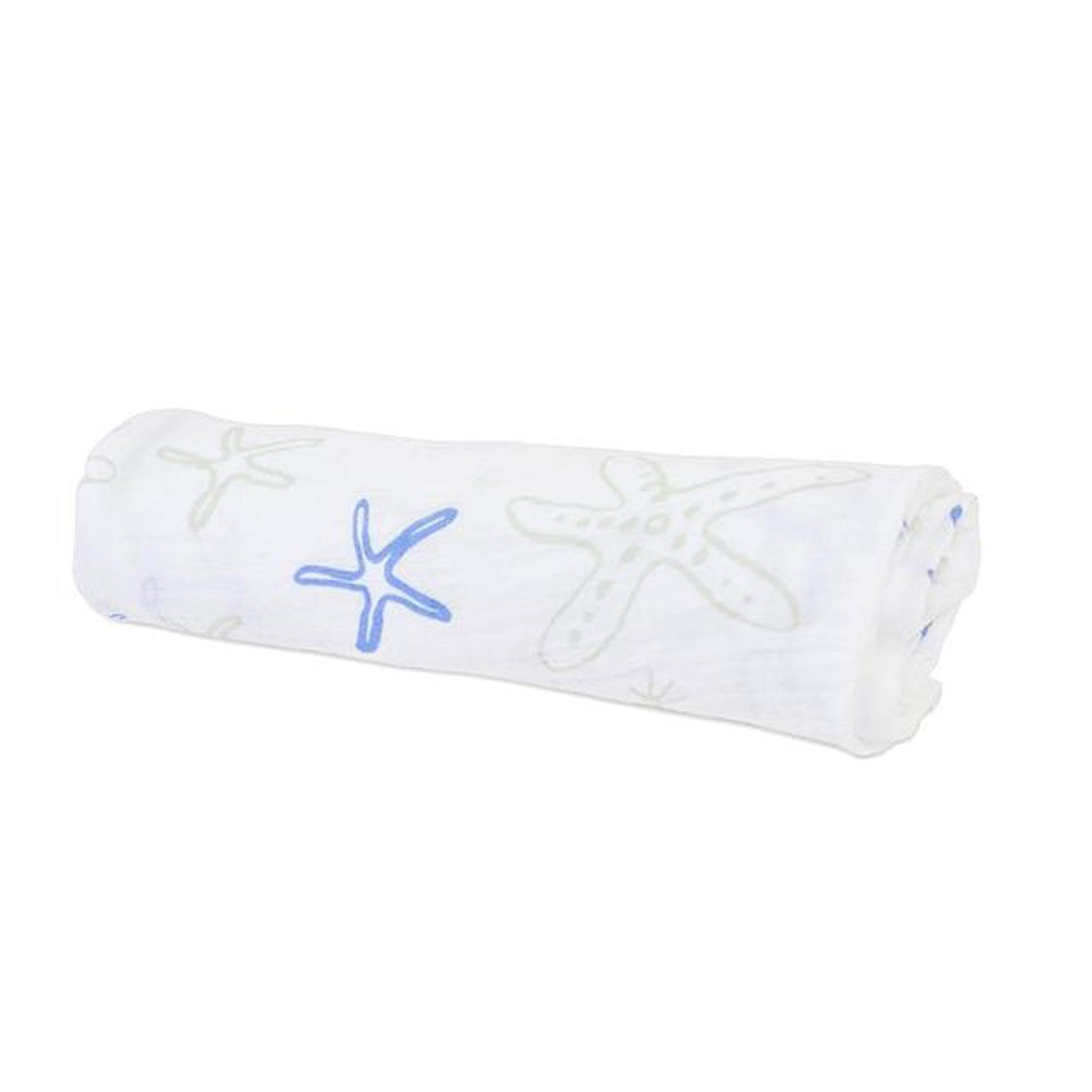 Starfish Cotton Muslin Swaddle