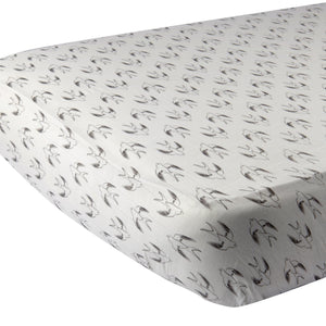 Sparrows Cotton Muslin Crib Sheet