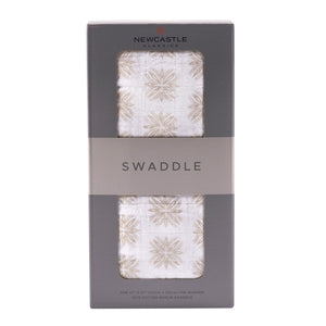 Traveler Dot Cotton Muslin Swaddle