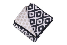 Morrocan Blue And Traveler Dot Cotton Muslin Newcastle Blanket