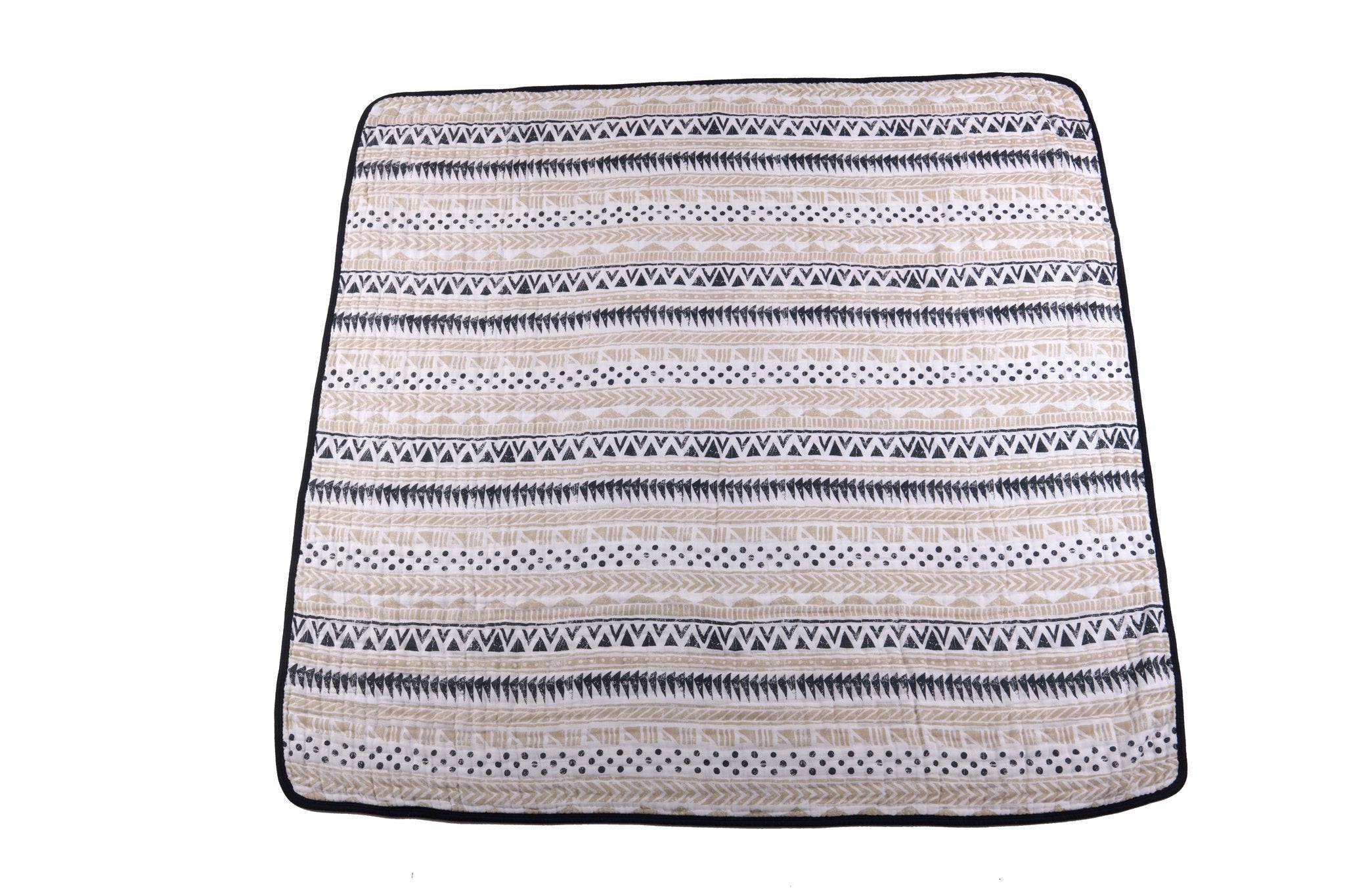 Pyramid Print And Star Anise Cotton Muslin Newcastle Blanket
