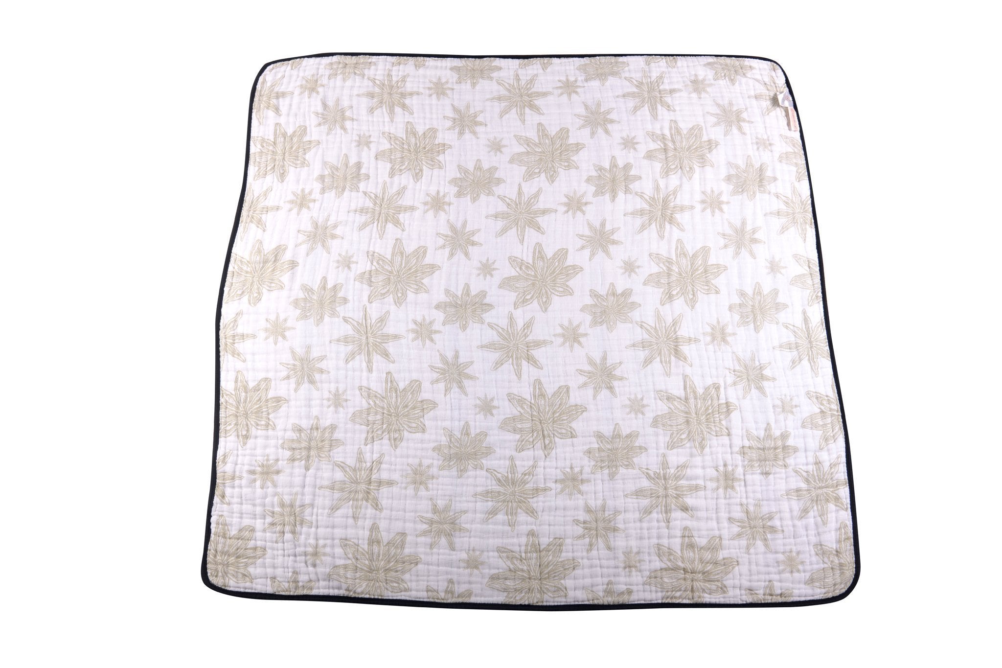 Pyramid Print And Star Anise Cotton Muslin Newcastle Blanket