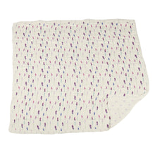 Lavender and Watercolor Star Bamboo Muslin Newcastle Blanket