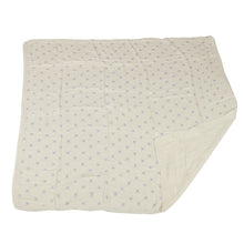Watercolor Star and White Bamboo Muslin Newcastle Blanket
