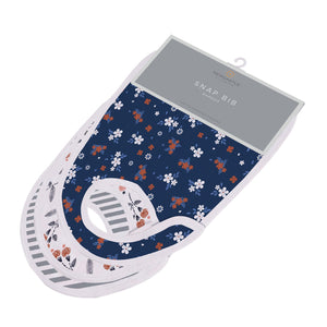 Blooms Muslin Snap Bibs