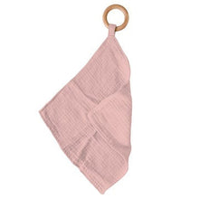 Pink Rose Newcastle Bamboo Mini Blankies Baby Teether