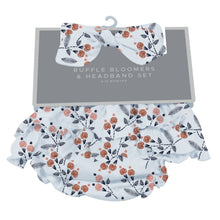 Dahlia Floral Bamboo Bloomer Headband Set for Infants & Up