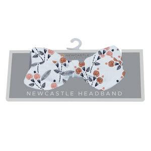 Dahlia Floral Bamboo Cute Baby Headband