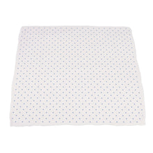 Wildflowers and Periwinkle Diamond Polka Dot Bamboo Newcastle Blanket