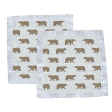 Goodnight Bear Bamboo Muslin Security Baby Blankie