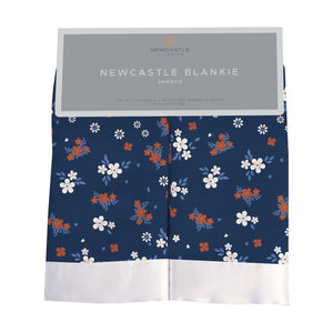 Serenity Floral Bamboo Muslin Comfy Security Baby Blankie