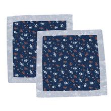 Serenity Floral Bamboo Muslin Comfy Security Baby Blankie