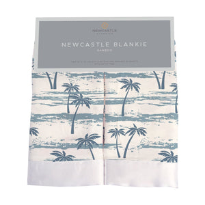 Ocean Palm Trees Bamboo Newcastle Blankie