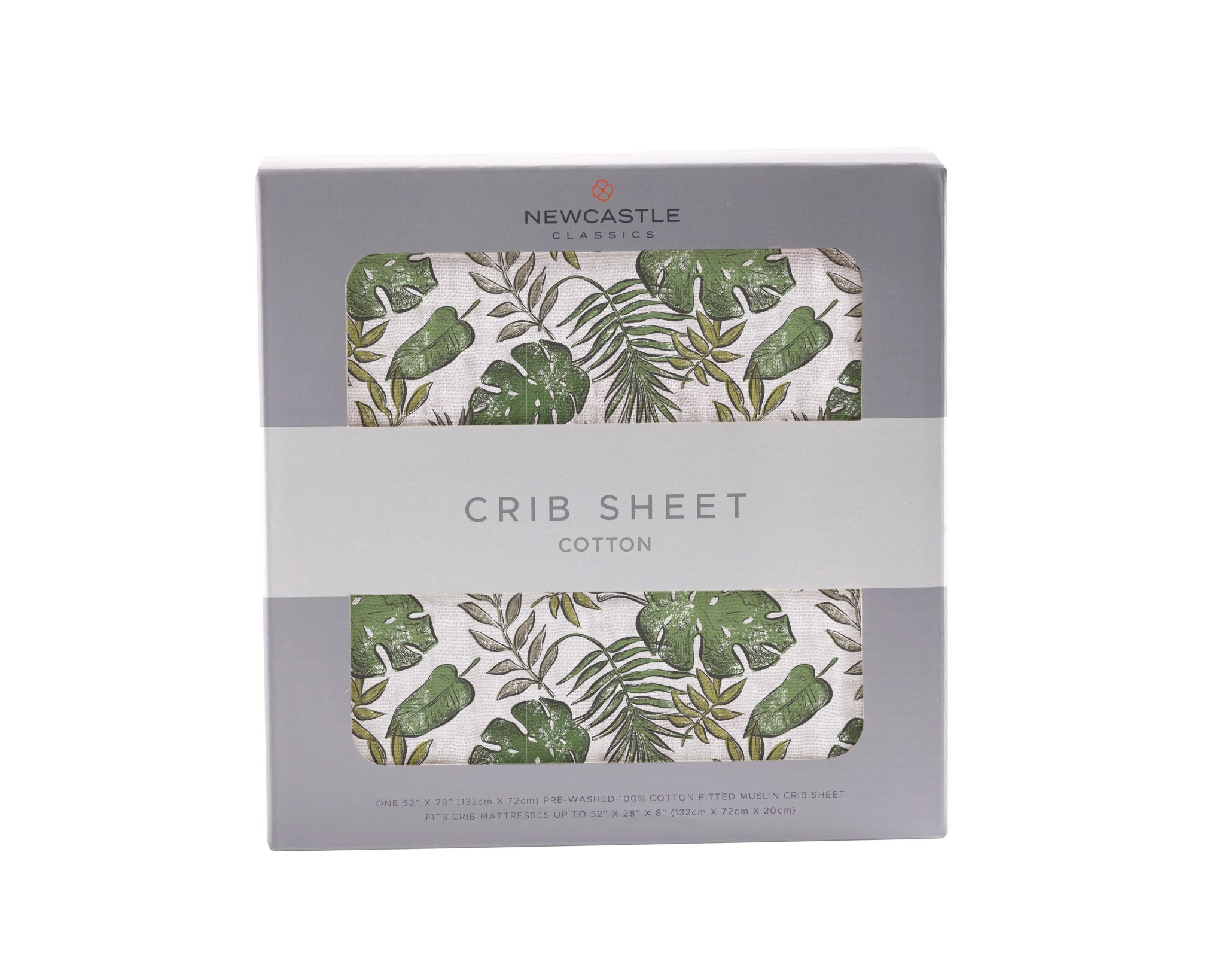 Jurassic Forest Cotton Muslin Crib Sheet