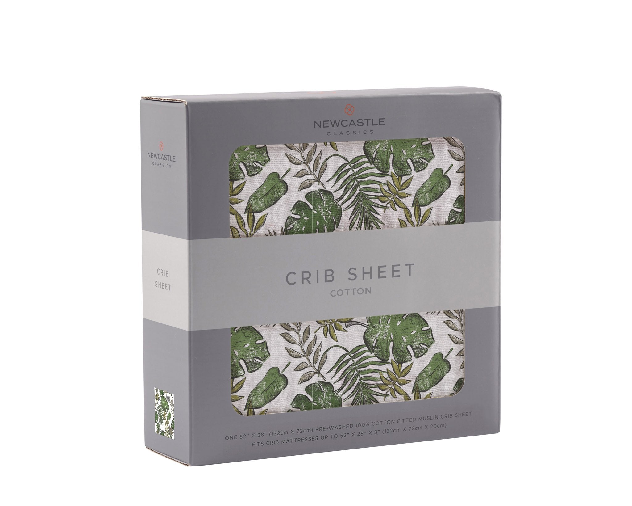 Jurassic Forest Cotton Muslin Crib Sheet