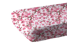 Cherry Blossom Bamboo Muslin Baby Crib Sheet