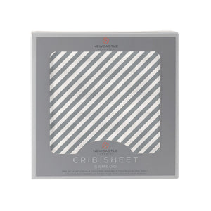 Finley Stripe Bamboo Soft Breathable And Comfy Crib Sheet