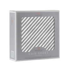 Finley Stripe Bamboo Soft Breathable And Comfy Crib Sheet