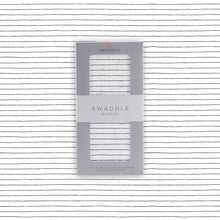 Pencil Stripe Bamboo Breathable Swaddle for Burp Cloth