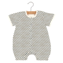 Finley Stripe Bamboo Muslin Newcastle Silhouette Mini Romper