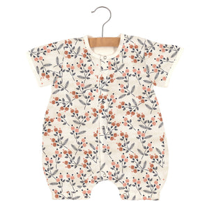 Dahlia Floral Bamboo Newcastle Silhouette Mini Romper