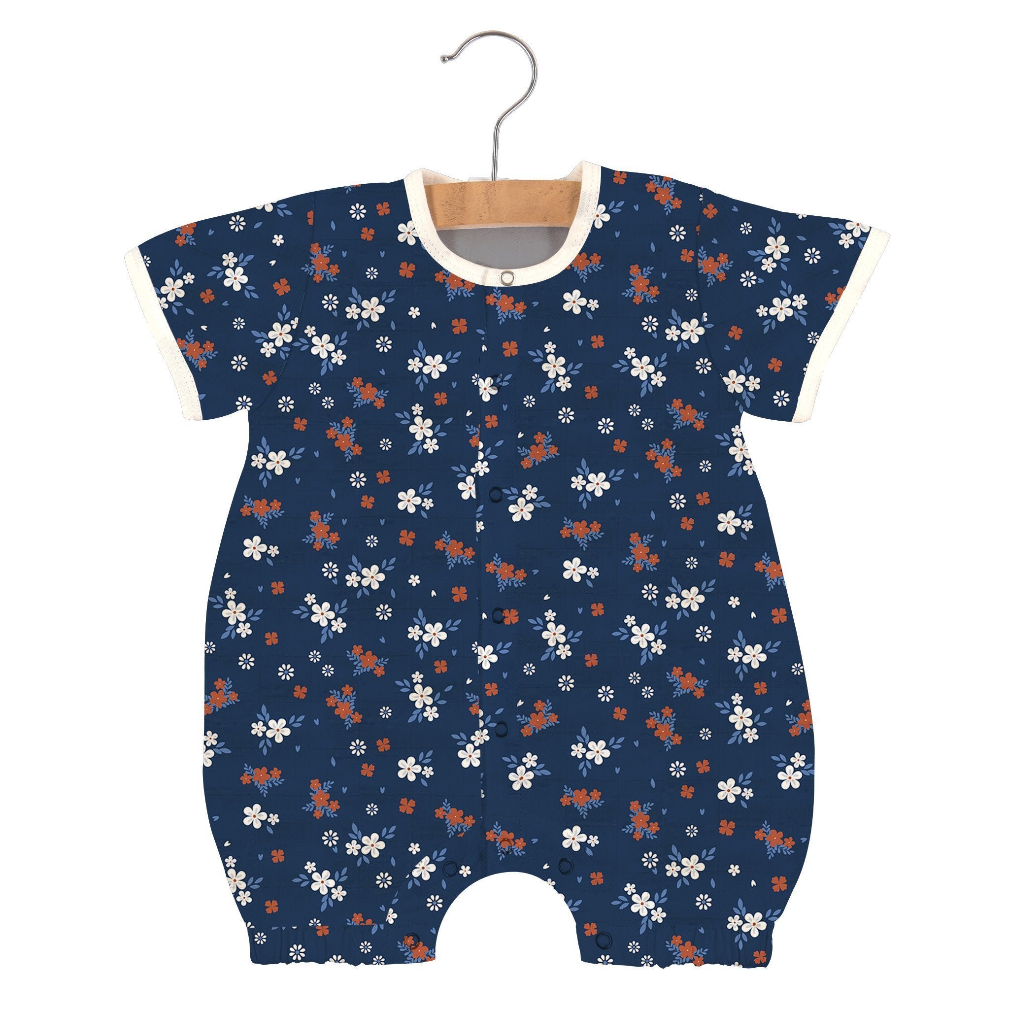 Serenity Floral Bamboo Newcastle Silhouette Mini Romper