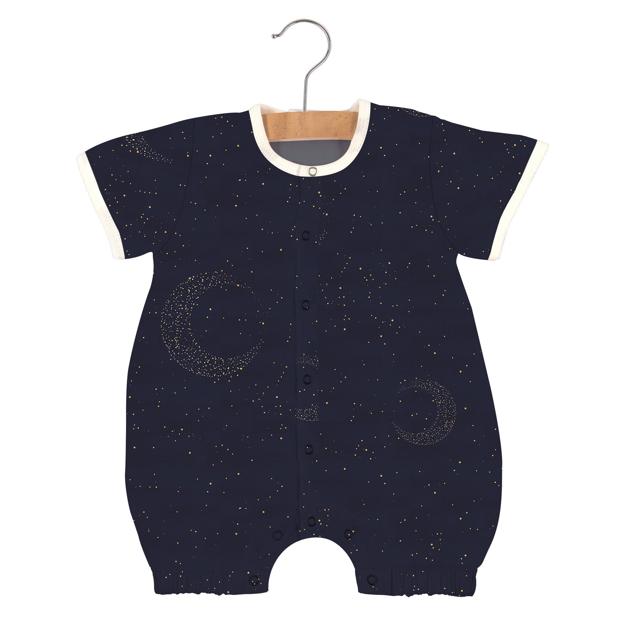 Midnight Moon Bamboo Newcastle Silhouette Mini Romper