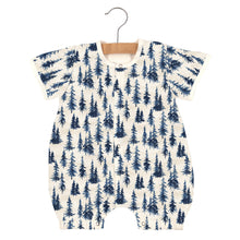 Indigo Forest Bamboo Newcastle Silhouette Mini Romper