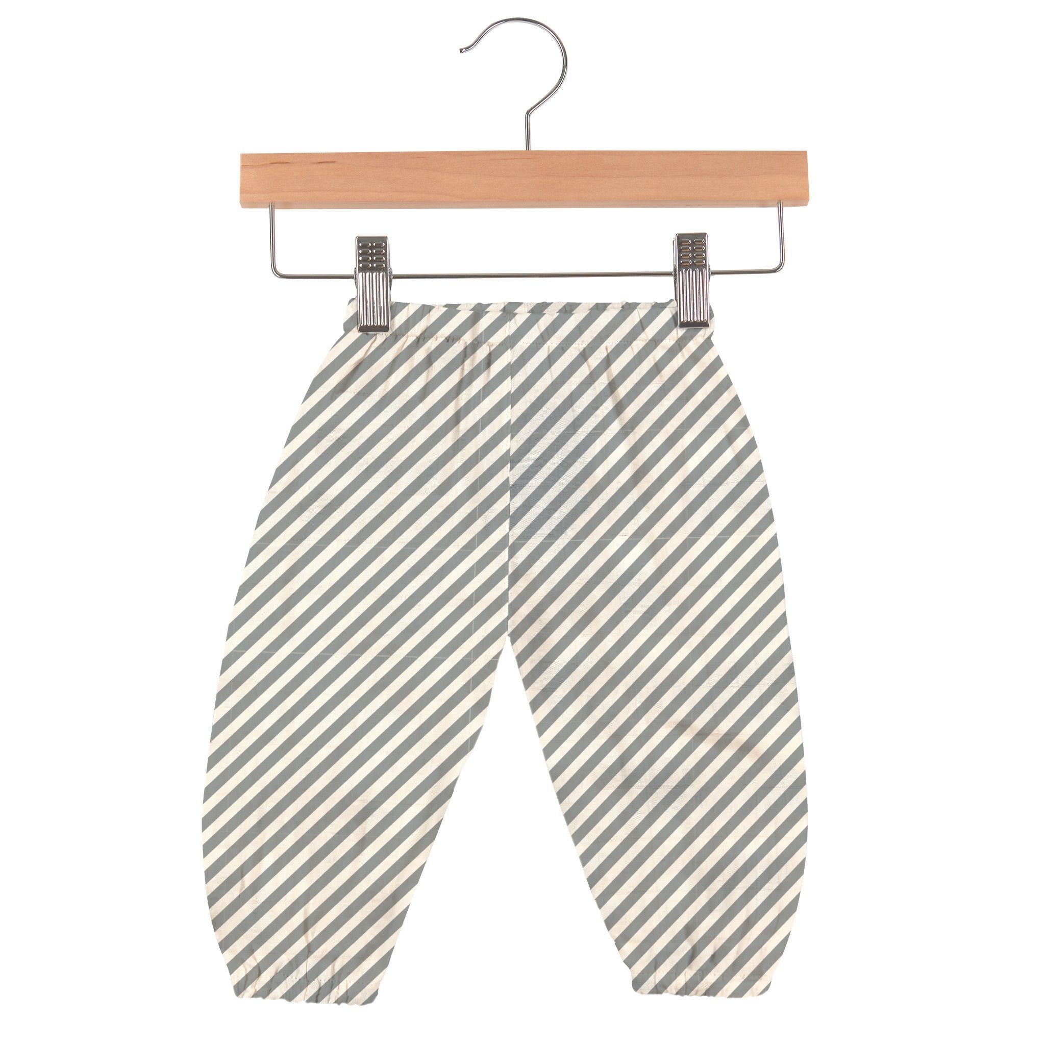 Finley Stripe Bamboo Elastic Waist Newcastle Mini Pants