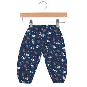 Serenity Floral Elastic Waist Bamboo Newcastle Mini Pants