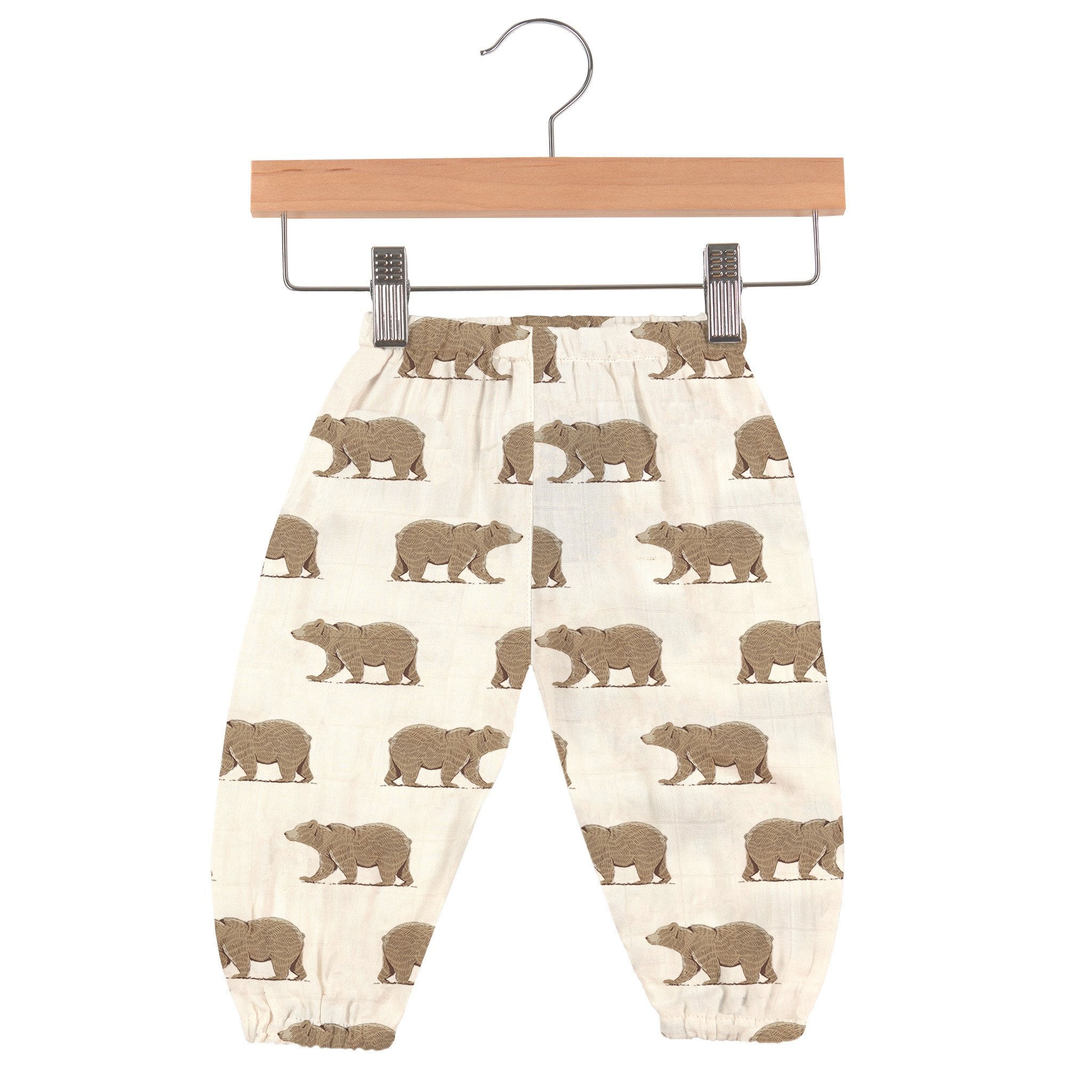 Goodnight Bear Bamboo Elastic Waist Newcastle Mini Pants