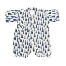 Indigo Forest Bamboo Muslin Newcastle Mini Kimono Jumpsuit