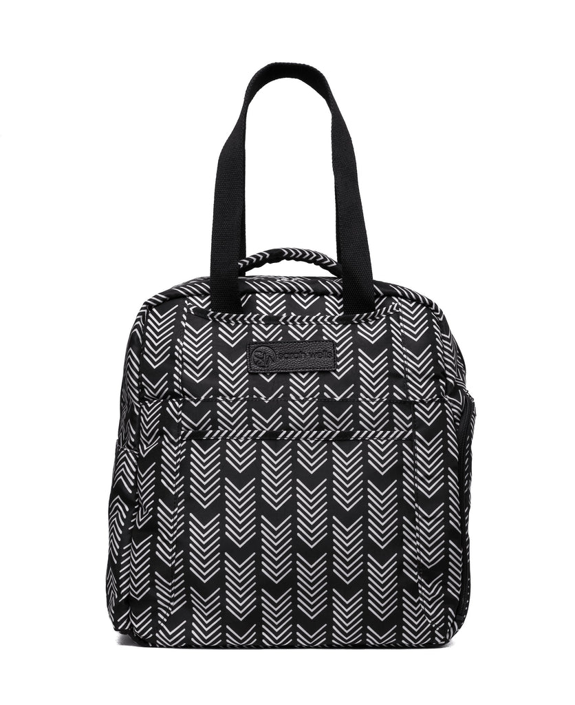 Black & White Kelly Breast Pump Bag