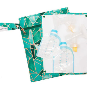 BPA-free Mosaic Pumparoo Wet & Dry Bag with Staging Mat