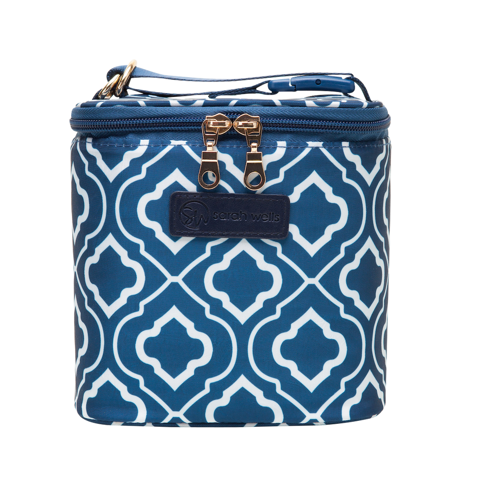 Navy Cold Gold Bag with Ice Pack