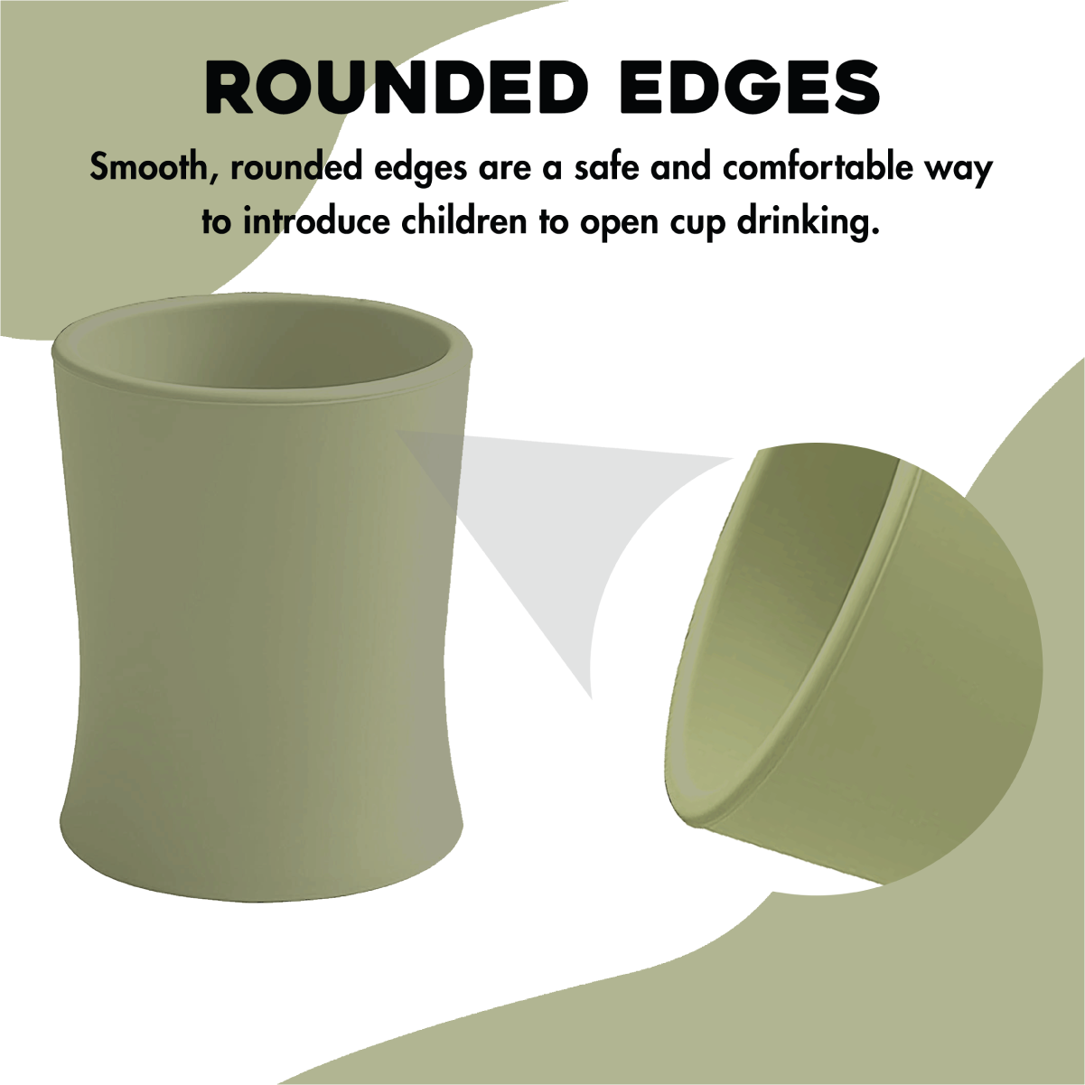 Sage & Blue BPA Free Baby Training Cups With Training Spoons