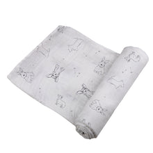 Corgi Bamboo Muslin Swaddle