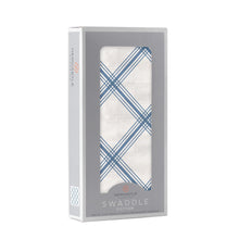 Blue Buffalo Check Plaid Swaddle