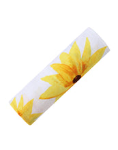 Organic Soft Cotton Sunflower Swaddle Baby Wrap