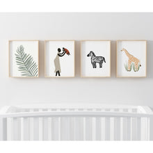 Ugandan Safari Giraffe Art Print