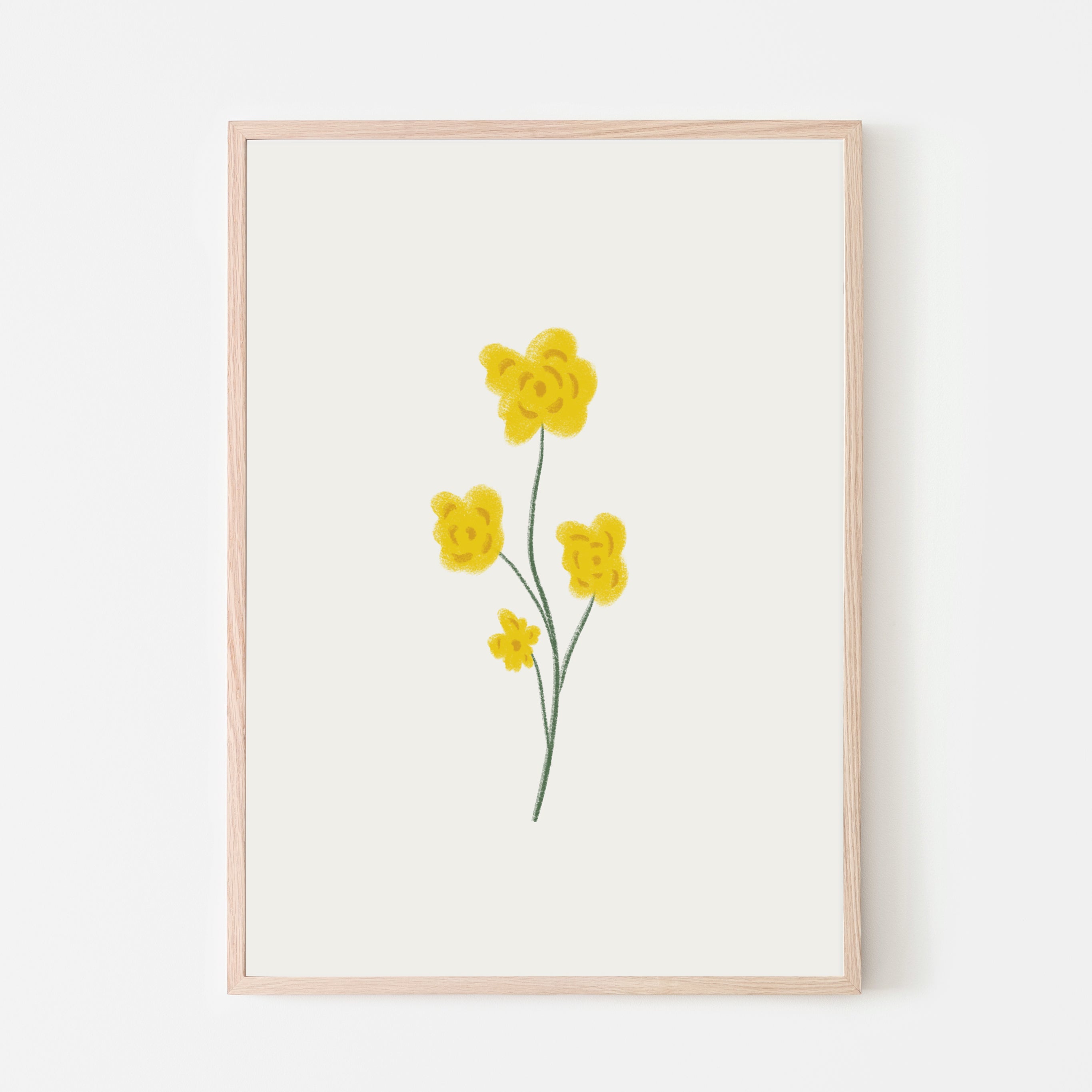 Yellow Blooms Art Print