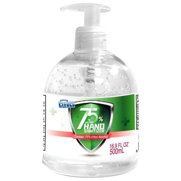16.9 OZ - 75% Alcohol Gel Cleace Hand Sanitizer