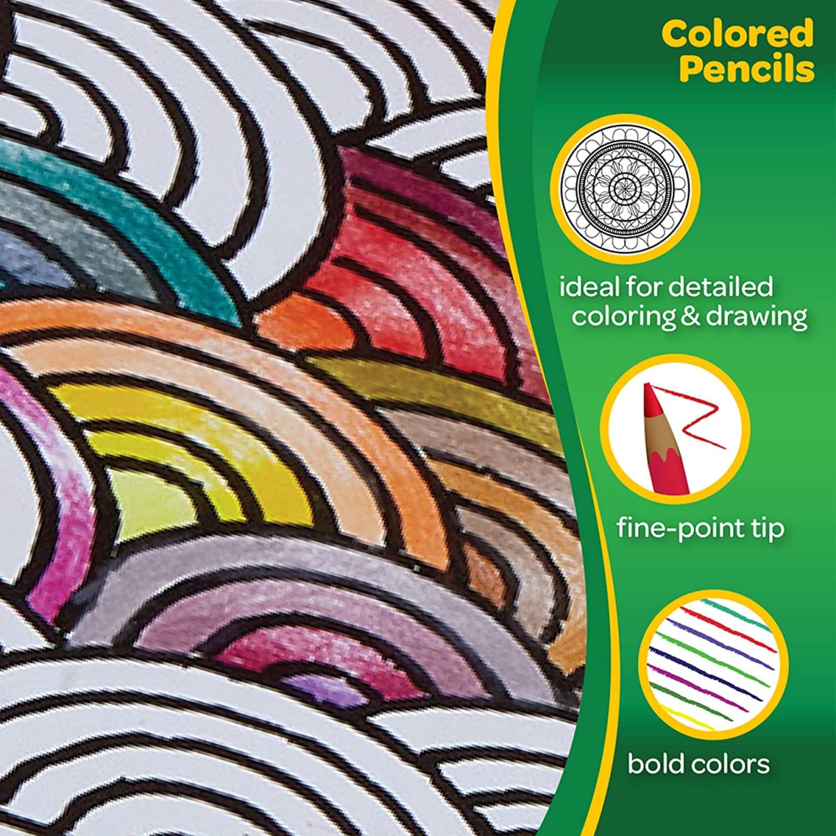 Crayola Colored Pencils Assorted Colors Set 50 Count