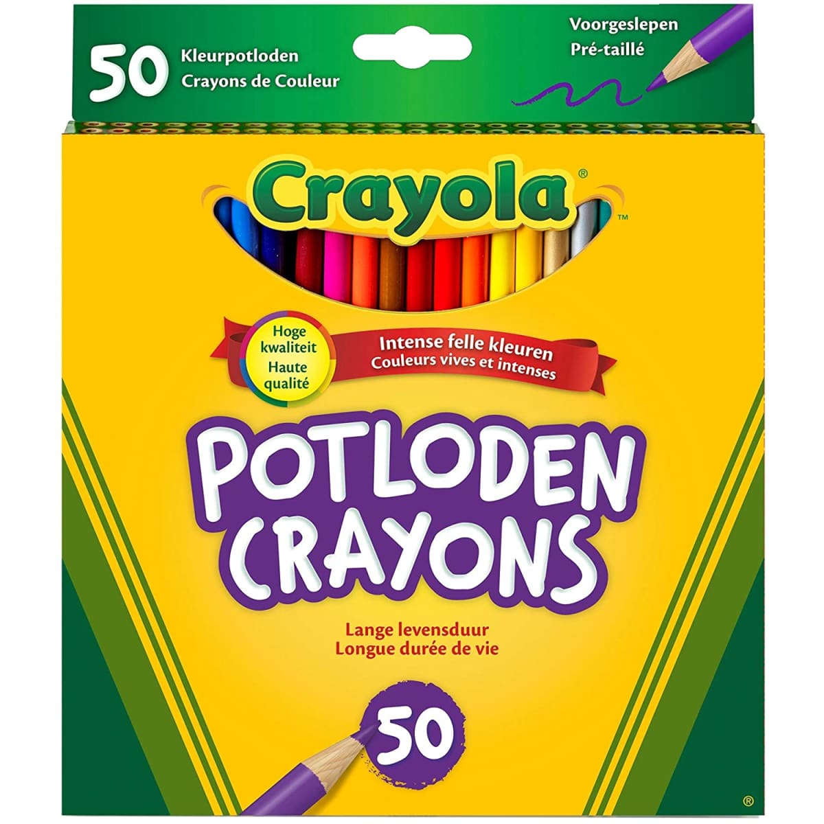 Crayola Colored Pencils Assorted Colors Set 50 Count