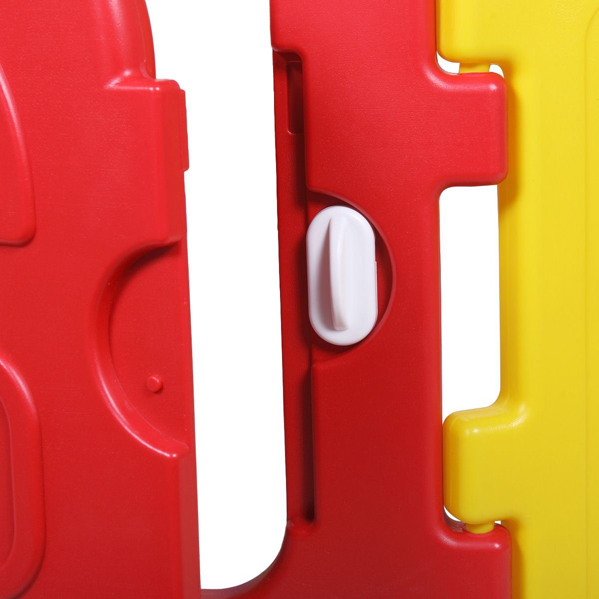 8-Panel Baby Fence, Toddlers Playpen with Safety Lock, Kids Play Center Indoor Outdoor