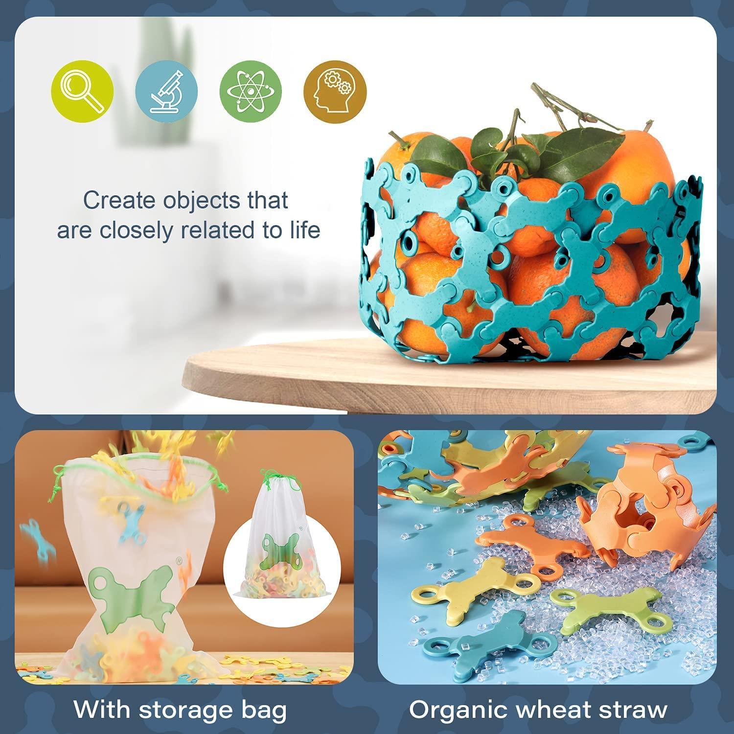 Toys Building Blocks Educational Construction Tiles Set Creative Activities Games