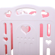 8-Panel Baby Fence, Toddlers Playpen with Safety Lock, Kids Play Center Indoor Outdoor