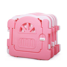 8-Panel Baby Fence, Toddlers Playpen with Safety Lock, Kids Play Center Indoor Outdoor