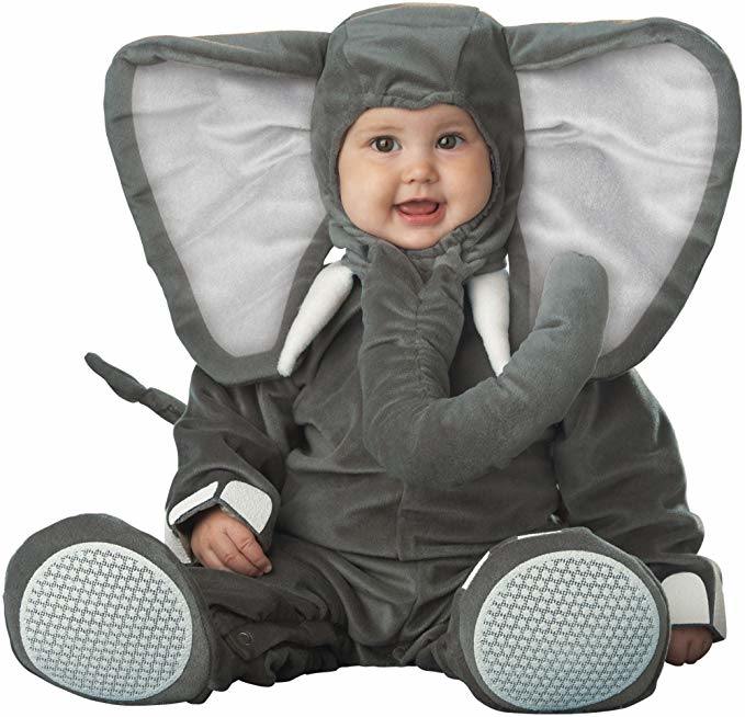 InCharacter Costumes Baby's Lil' Elephant Costume, Grey, Large (18-24 Months)